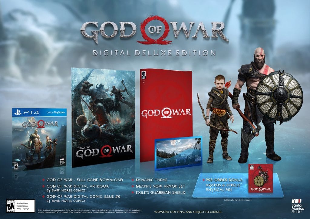 edición digital, god of war